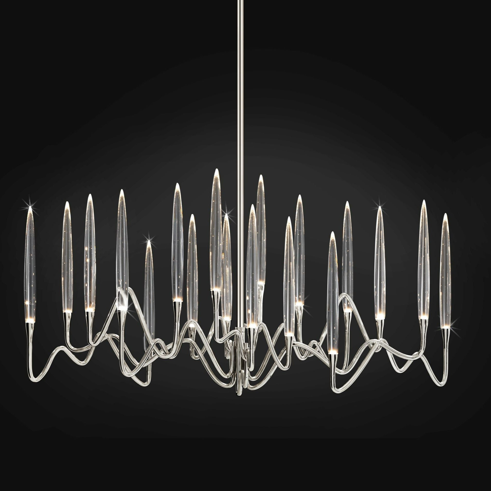 Il Pezzo 3 Long Chandelier with 18 lights