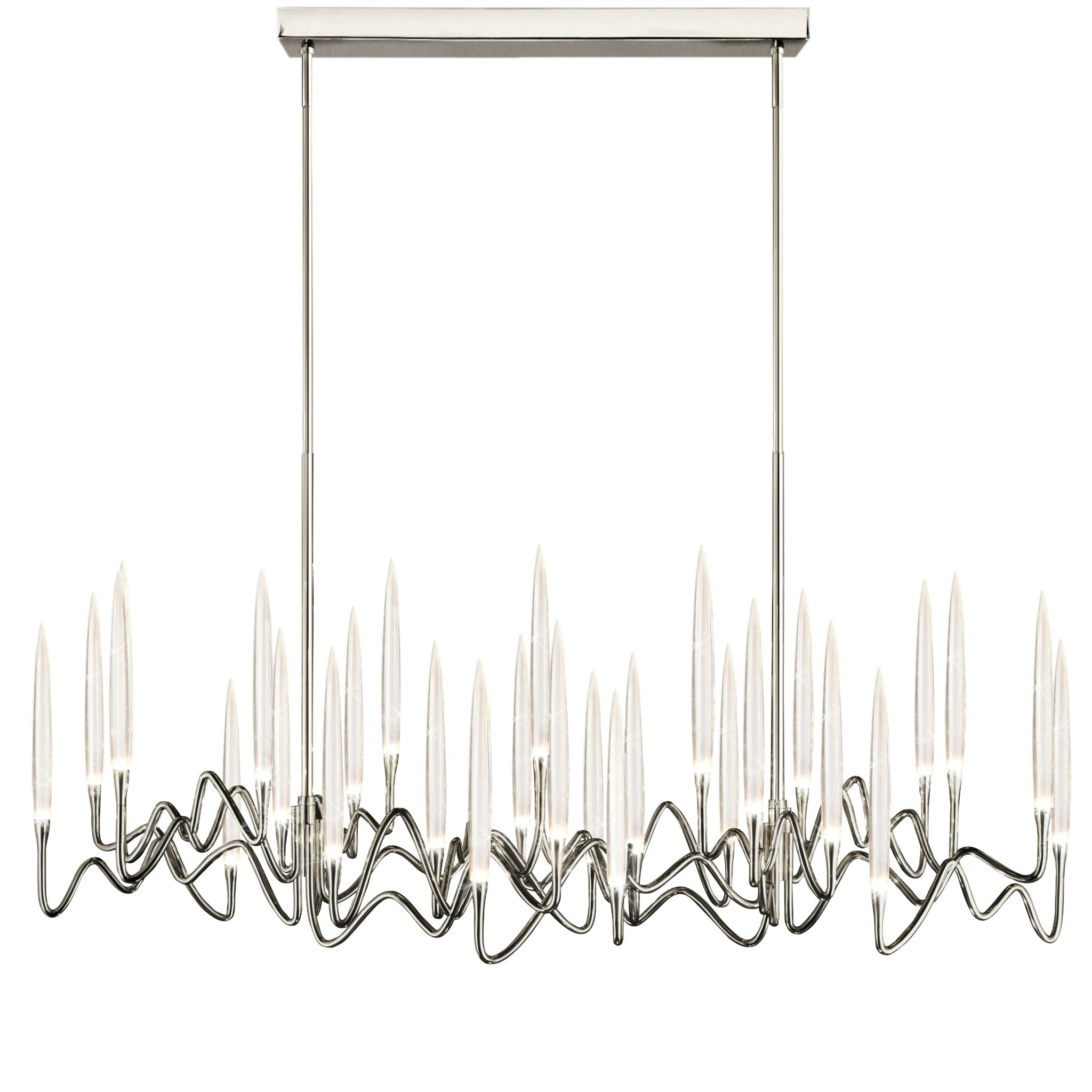 Il Pezzo 3 Long Chandelier with 30 lights