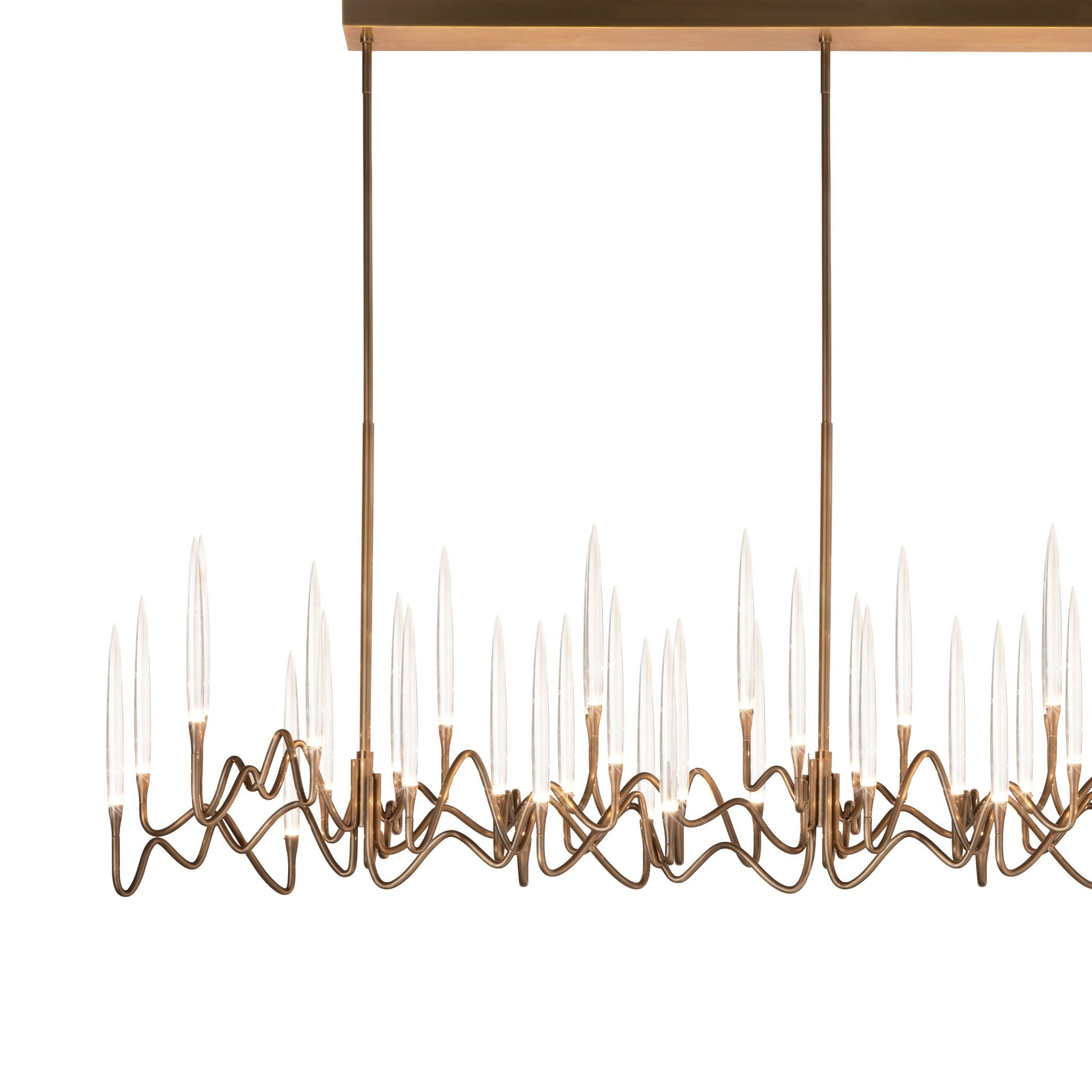 Il Pezzo 3 Long Chandelier with 42 lights