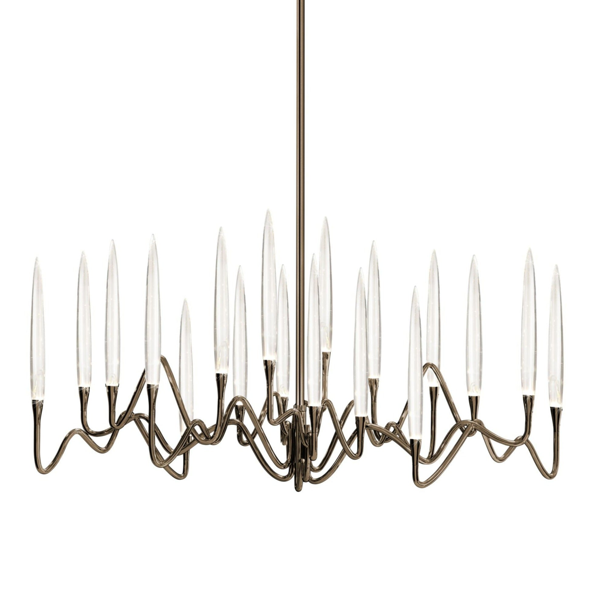 Il Pezzo 3 Long Chandelier with 18 lights