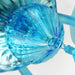 6 Lights Sky Blue Murano Glass Chandelier