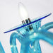 6 Lights Sky Blue Murano Glass Chandelier