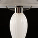 Elegant Rigadin Glass Bedside Lamp in Artistic Silk Finish