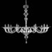 Barchetta 12 Lights Murano Glass Crystal Chandelier