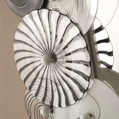 Wall mirror | Artistic discs | Murano glass