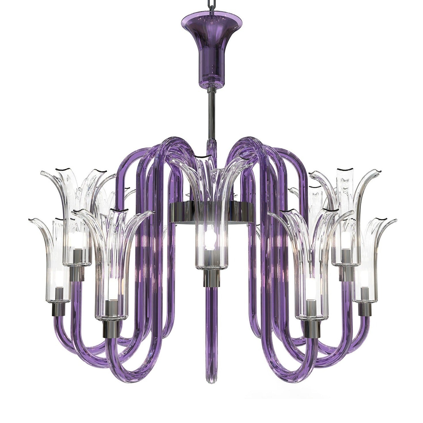 Michelangelo Chandelier Upward facing lights |Piumati 