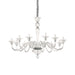 12 Light Clear Glass Ideal Lux Chandelier