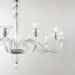 12 Light Clear Glass Ideal Lux Chandelier