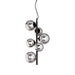 smokey grey mid centruy Ideal Lux ceiling pendant