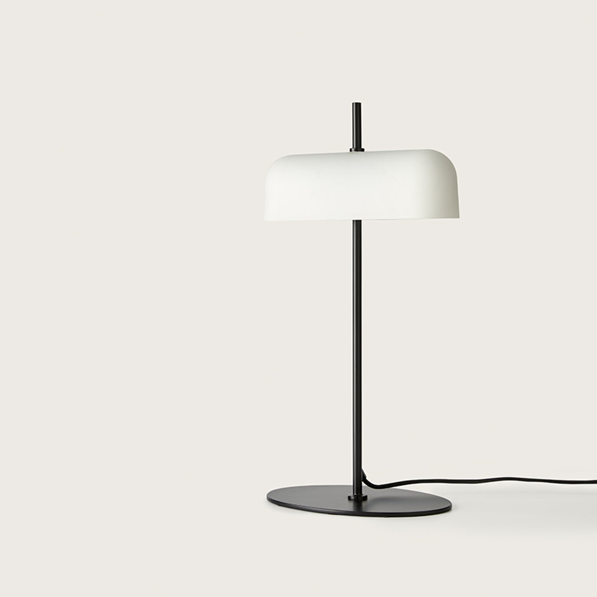 Minimal black Aromas office table lamp