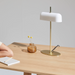 Minimal brass office table lamp