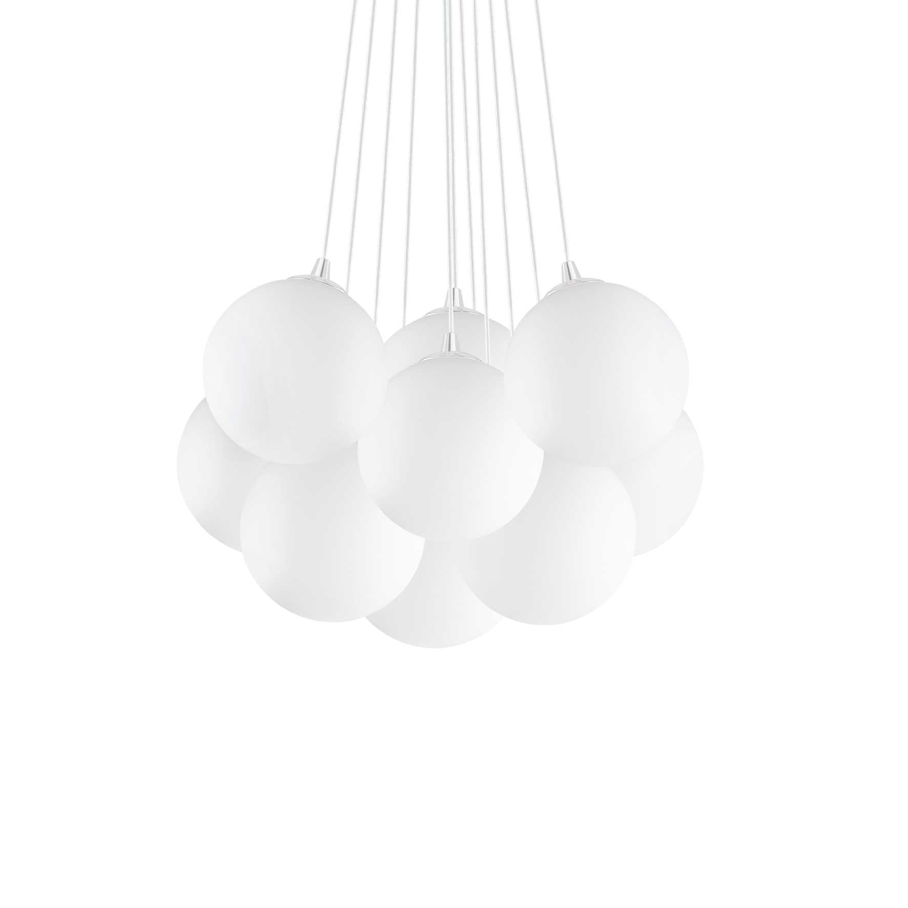 Modern 11 Light Ceiling Pendant Ideal Lux Mapa Plus