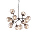 modern 12 light Ideal Lux chandelier