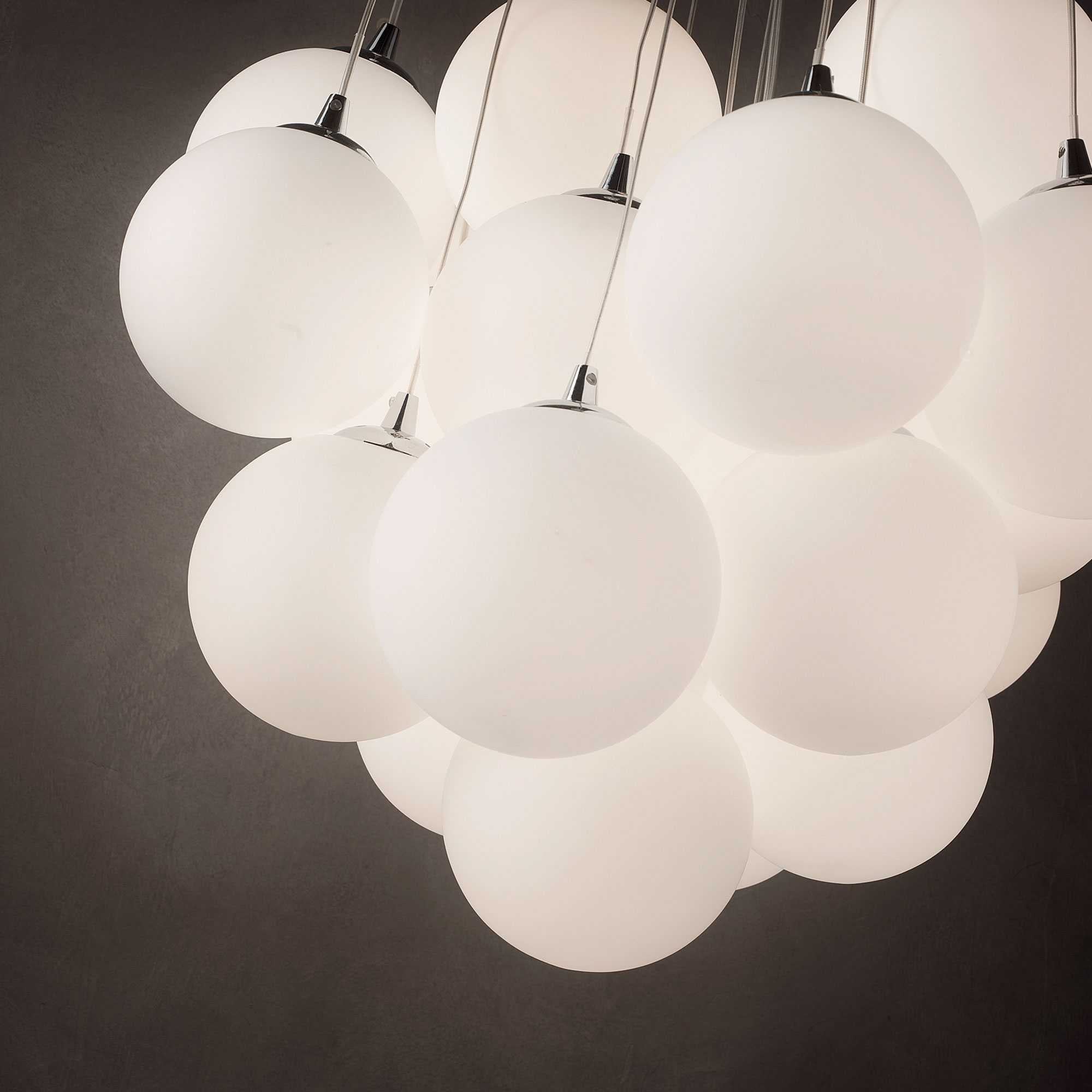 Modern 22 Light Ceiling Pendant Ideal Lux Mapa Plus