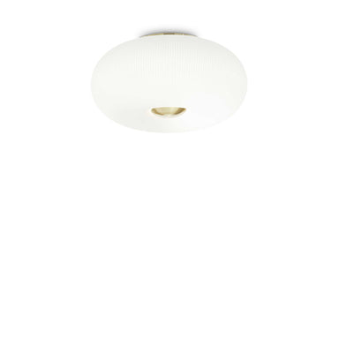 Modern White Blown Glass Ceiling Ceiling Light