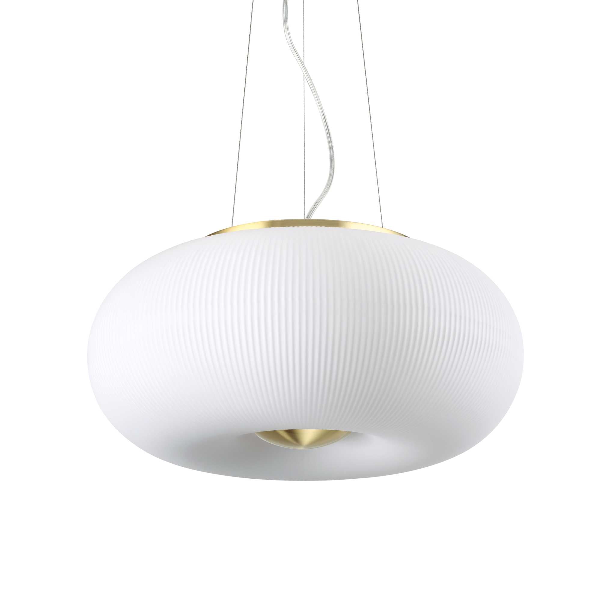 Ideal Lux Modern White Blown Glass Ceiling Pendant