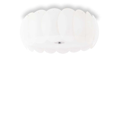 Modern White Glass Sheet Ceiling Light