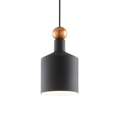 Modern Dark Grey Metal Ceiling Pendant