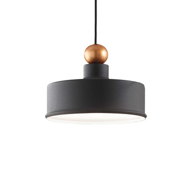 Modern Dark Grey Metal Ceiling Pendant