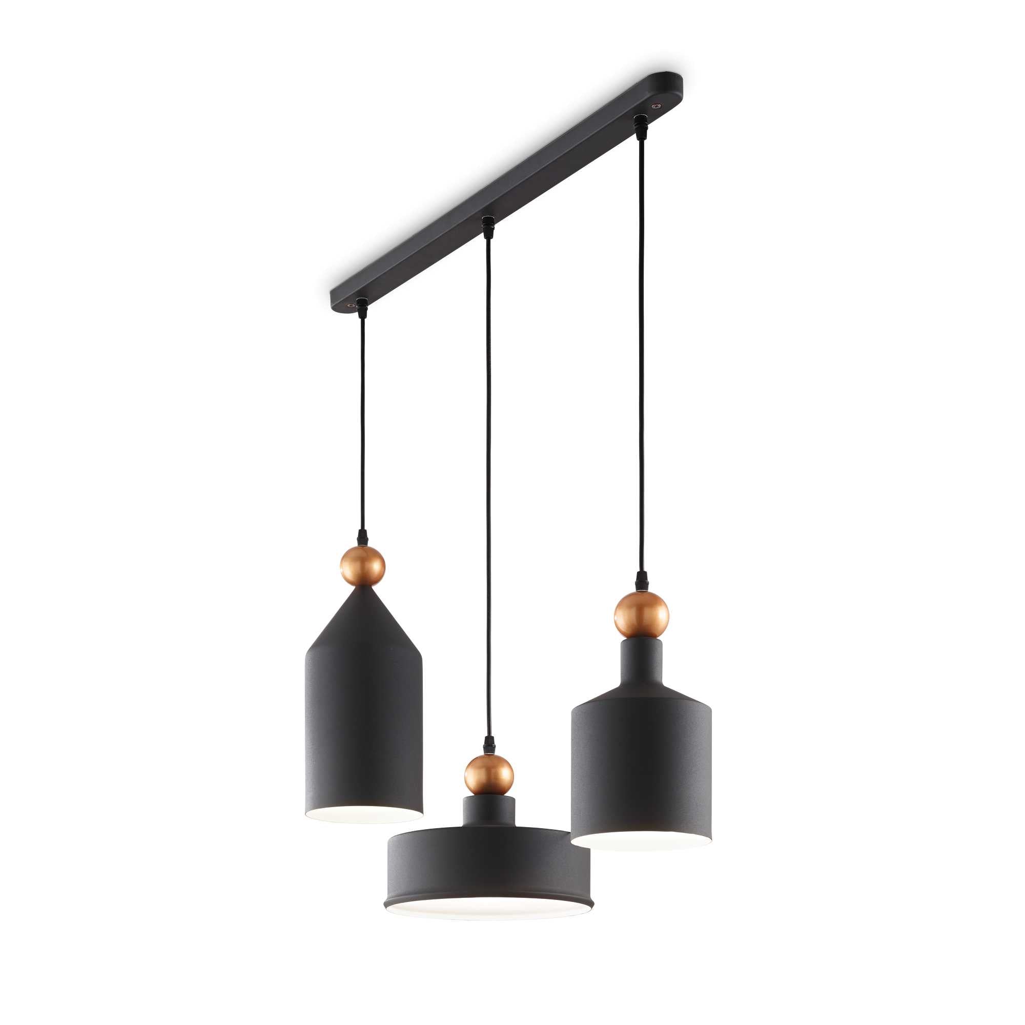 Modern Ideal Lux 3 Light Cluster Pendant