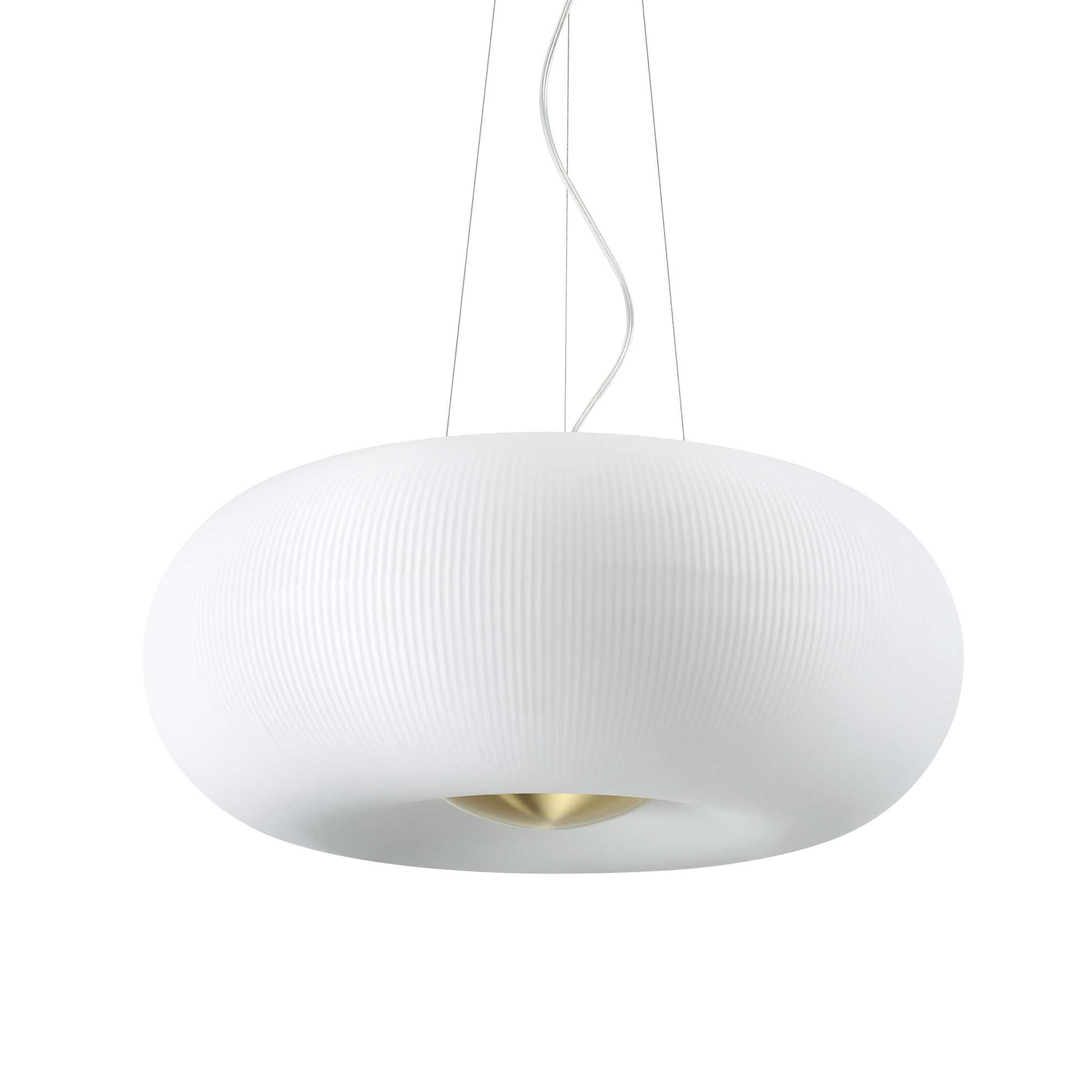 Ideal Lux Modern White Blown Glass Ceiling Pendant