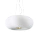 Ideal Lux Modern White Blown Glass Ceiling Pendant