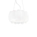 Ideal Lux Ovalino 44cm White Ceiling Pendant 