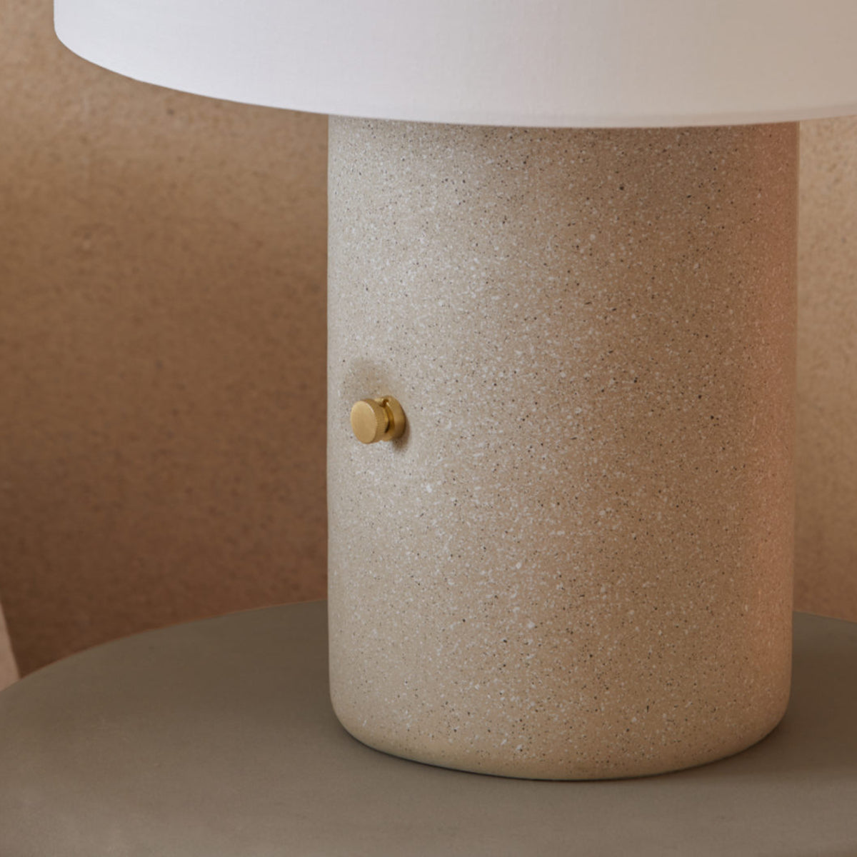 Modern Aromas grey terrazzo table light 