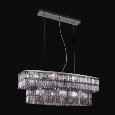 Modern Mirrored Crystal Dining Table Chandelier