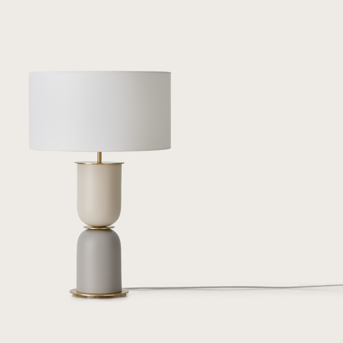 Modern Two Tone Aromas Ceramic Table Lamp