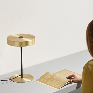 Minimalist Brass Metal Table Lamp