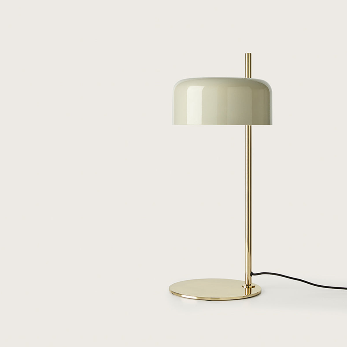 Modern metal gold and green Aromas side lamp