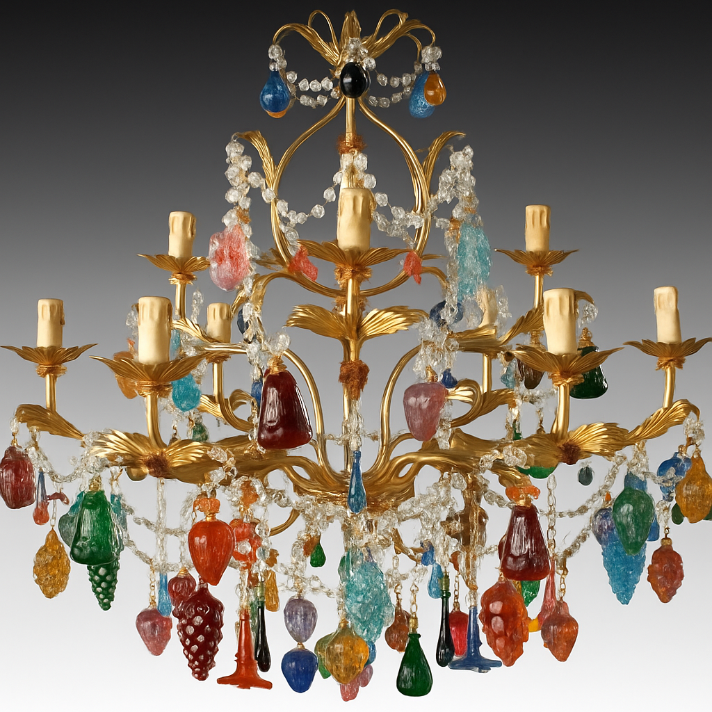 Murano Fruit Chandelier