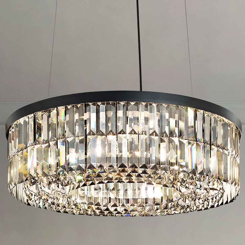 Masiero Palladio - Round Pendant or Flush Fittings