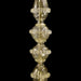 5 Lights Rezzonico Style Floor Lamp in Murano Glass with Gold Details