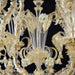 32 Lights Rezzonico Style Crystal and Gold Murano Glass Chandelier