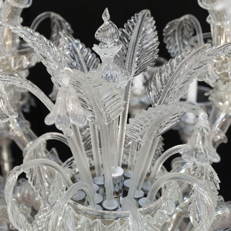 32 Lights Rezzonico Style Murano Glass Chandelier