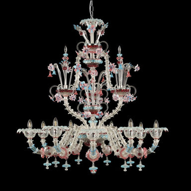 Rezzonico Style 9 Light Oval Chandelier