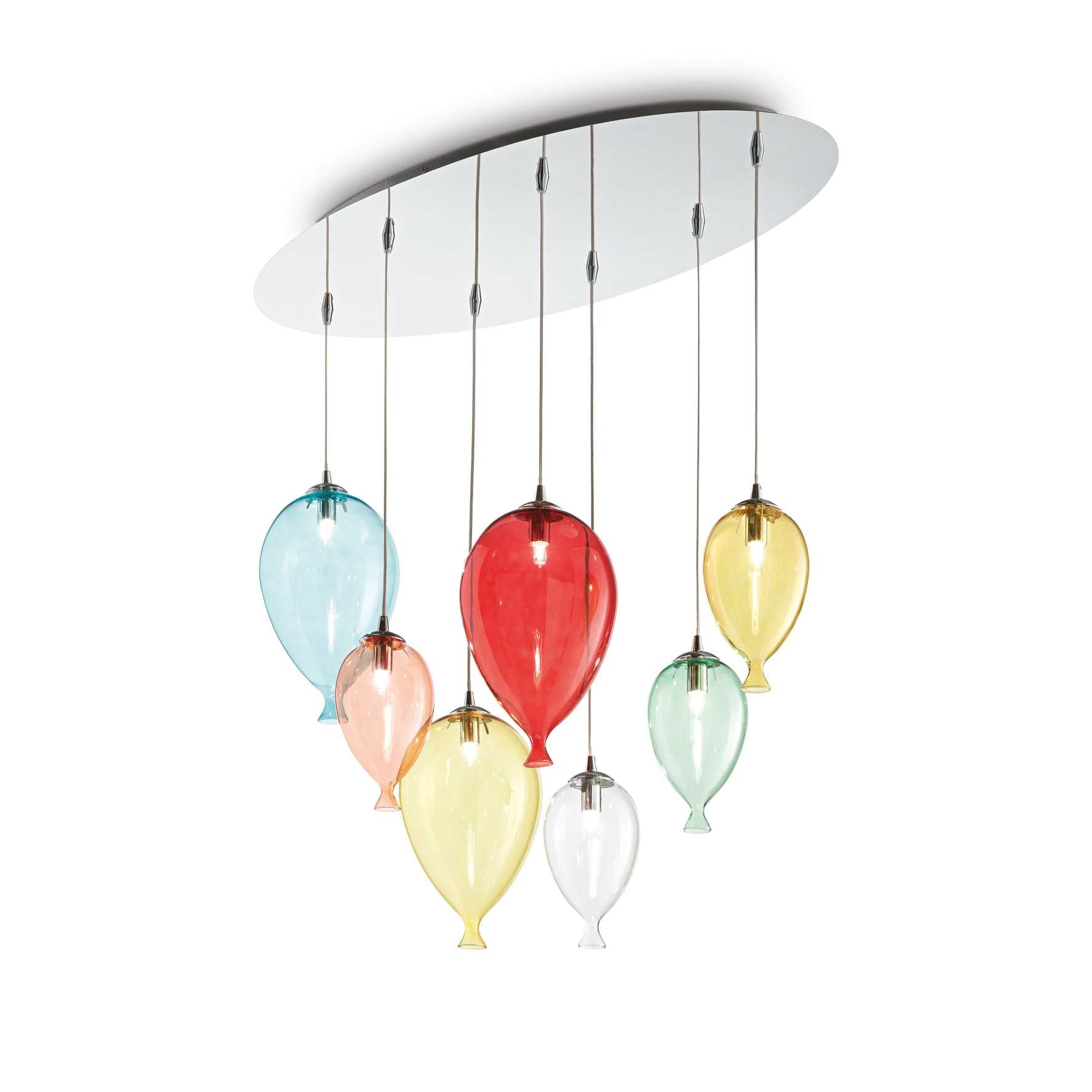 7 Light Ideal Lux Clown Ceiling Pendant