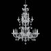 Rezzonico 18 Lights Murano Glass Chandelier with Classic Crest