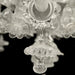 Rezzonico 18 Lights Murano Glass Chandelier with Classic Crest