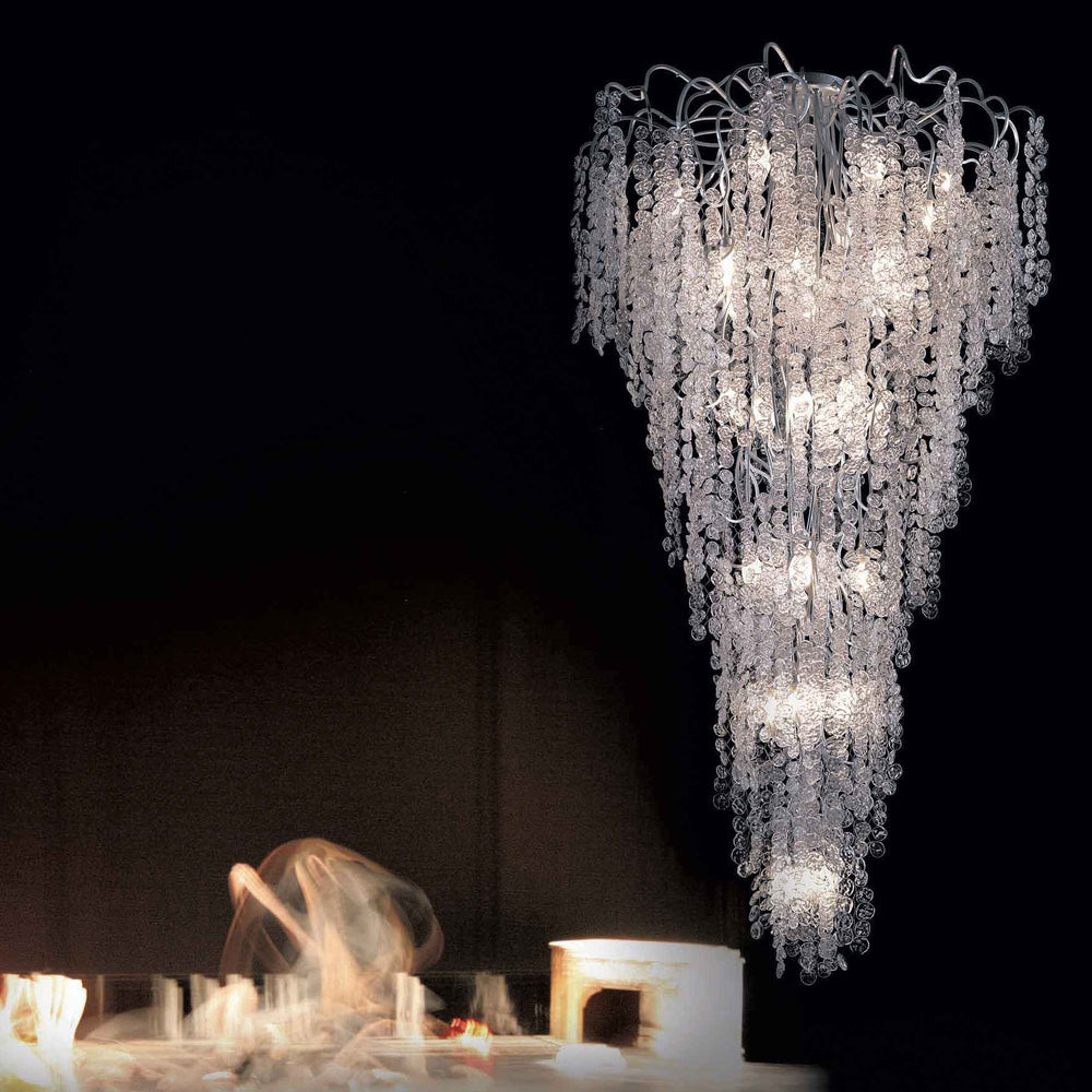 Soffitto Tiered Glass Ceiling Chandelier | Opera Prima | Stil Lux | 16005