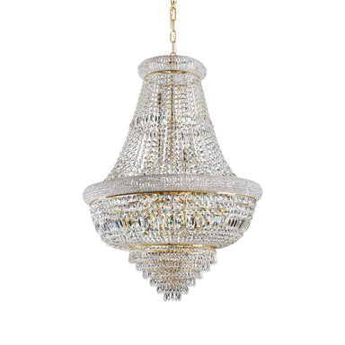 Traditional Chrome Crystal Pendant Light