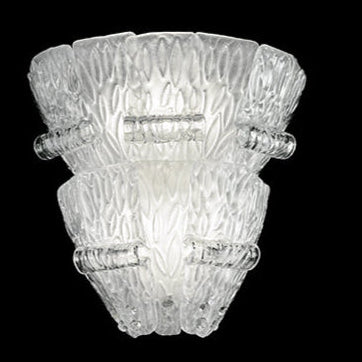 Handmade Venetian Wall Sconce | Frosted Glass