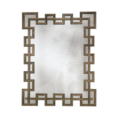 Large Venetian Mirror With Custom-Colour Glass Surround