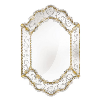 Venetian Mirror Featuring Gold Trim