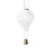 White hot air balloon Ideal Lux dream big pendant