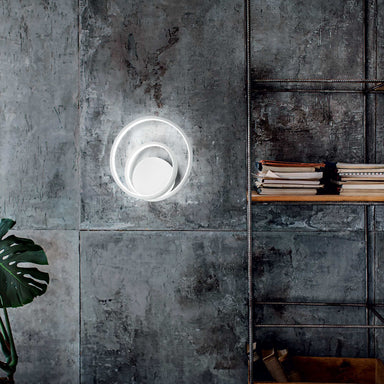 Modern Swirl Metal Wall Light