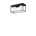 black 2 light Ideal Lux caged ceiling light