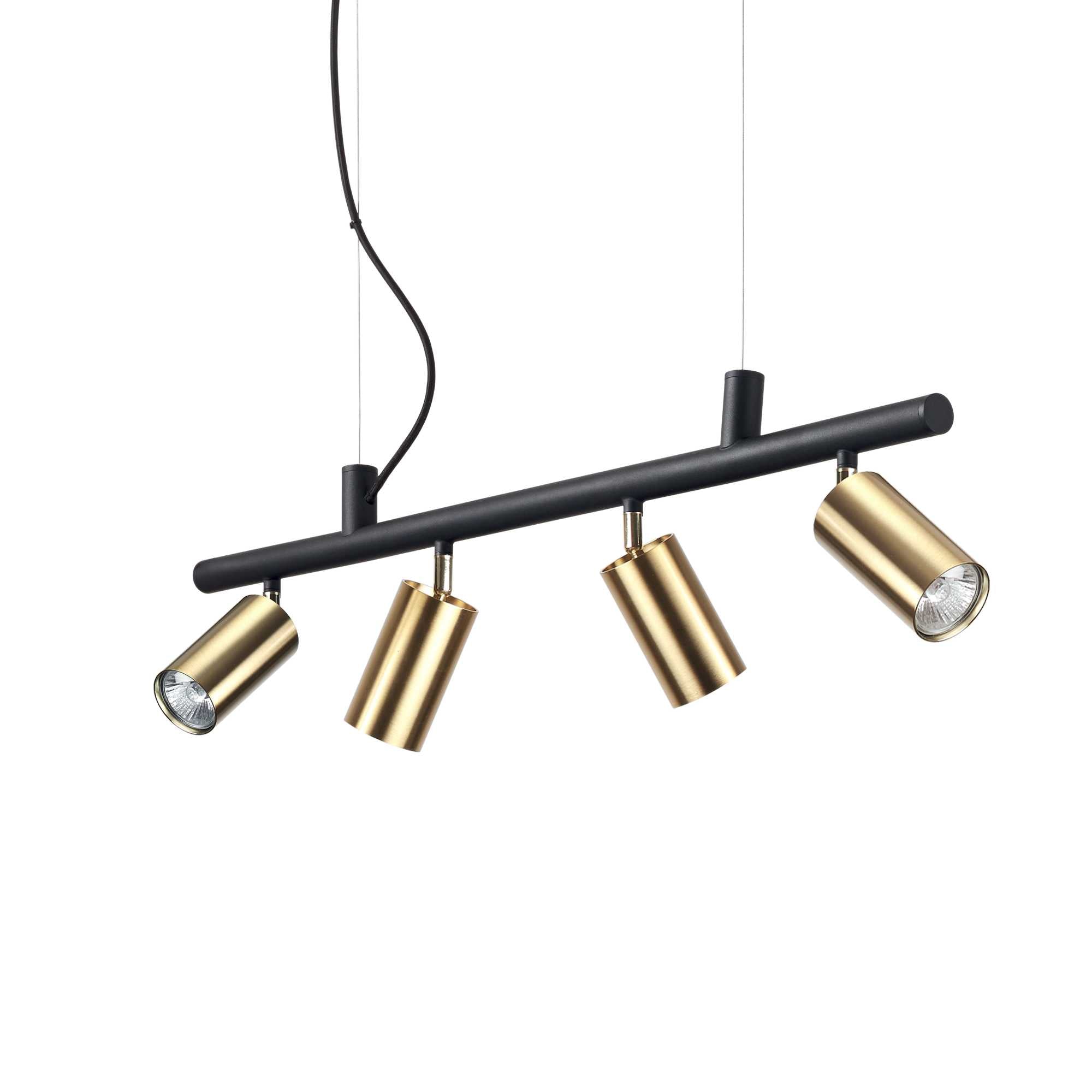 modern 4 light spotlight pendant